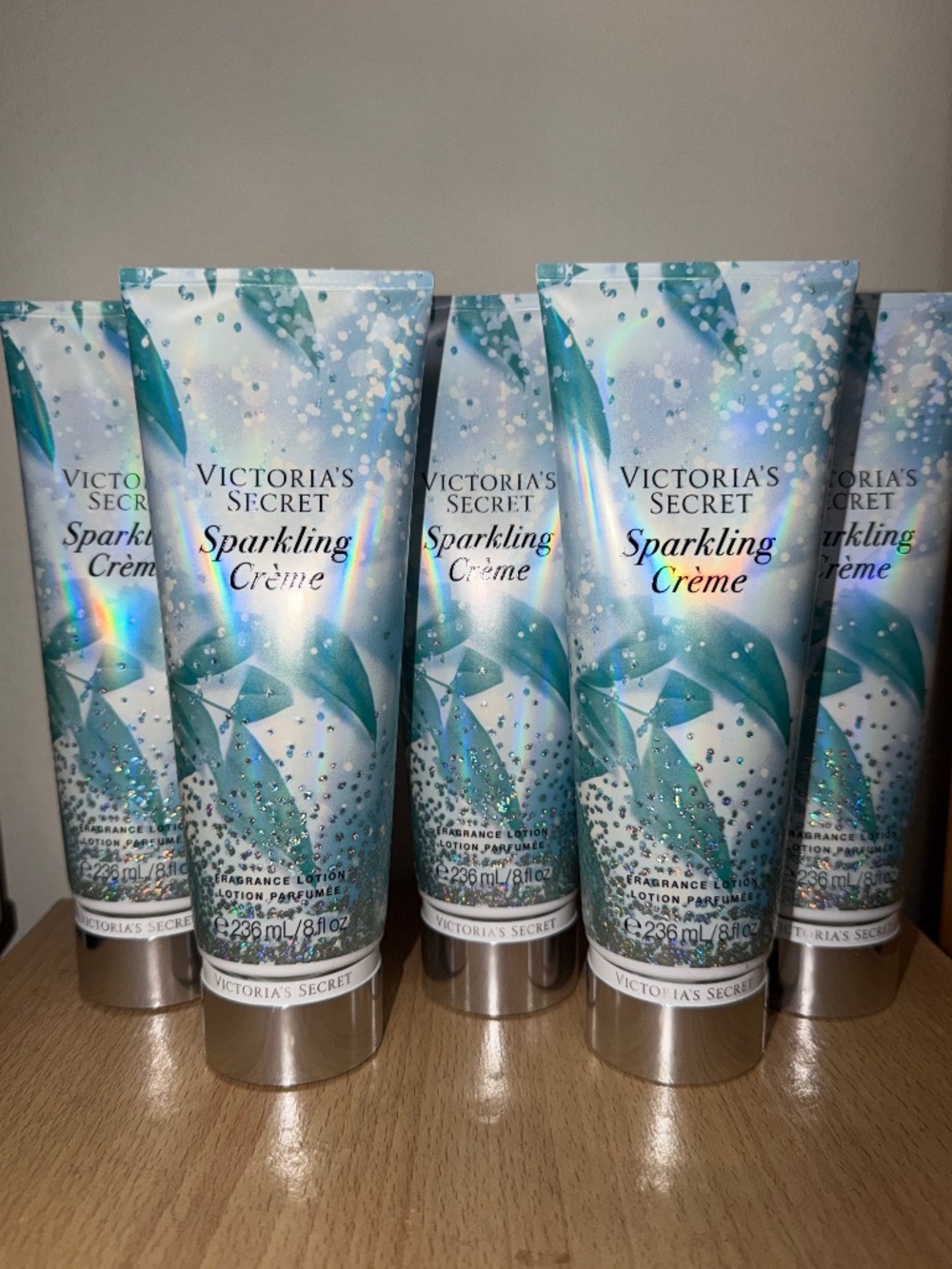 SPARKLING CREME Victoria’s Secret body lotion lot of 5